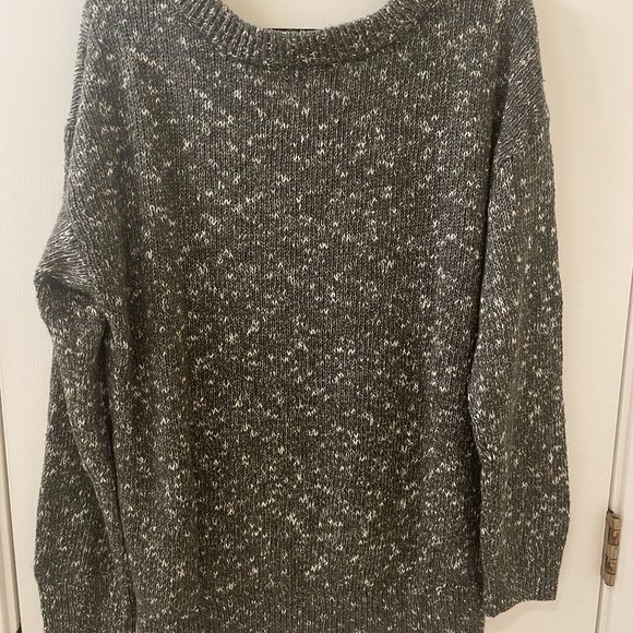 NWT Old Navy Knitted Cotton-Blend Sweater; Speckled Green; Medium (Regular) - Picture 10 of 10